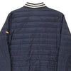 Vintage navy Hilfiger Denim Puffer - mens small