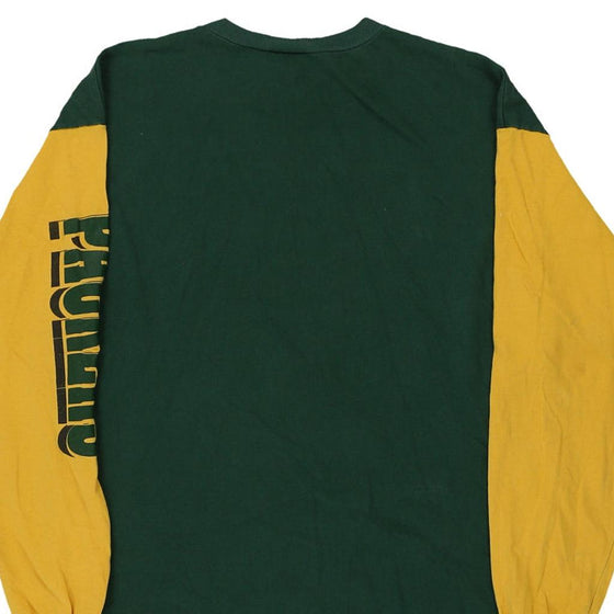 Vintage green Age 18-20, Green Bay Packers Team Gated Long Sleeve T-Shirt - boys x-large