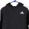 Vintage black Age 18-20 Adidas Hoodie - boys x-large