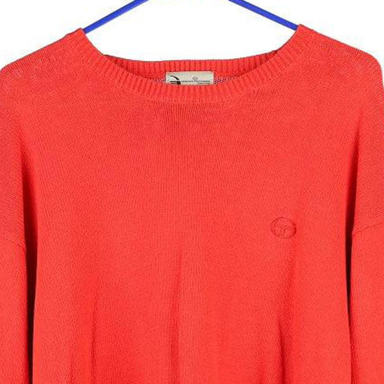 Vintage red Bootleg Sergio Tacchini Jumper - womens xx-large