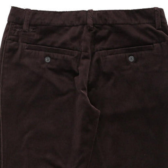 Dolce & Gabbana Trousers - 33W UK 12 Brown Velvet