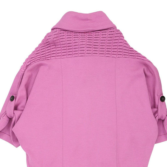 Byblos Cardigan - Medium Pink Wool Blend