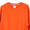 Vintage orange Russell Athletic Sweatshirt - mens small