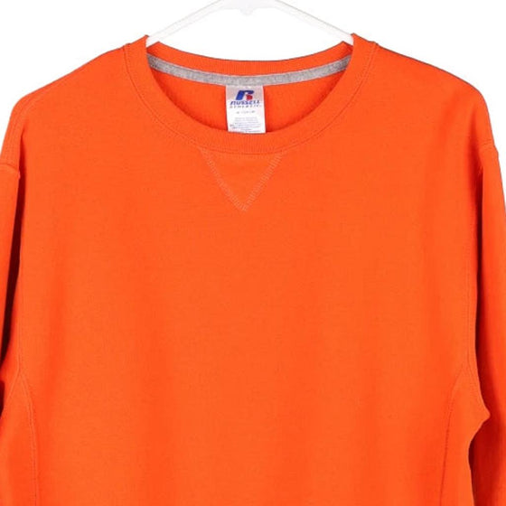 Vintage orange Russell Athletic Sweatshirt - mens small