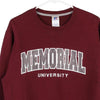 Vintage burgundy Memorium University Russell Athletic Sweatshirt - mens small