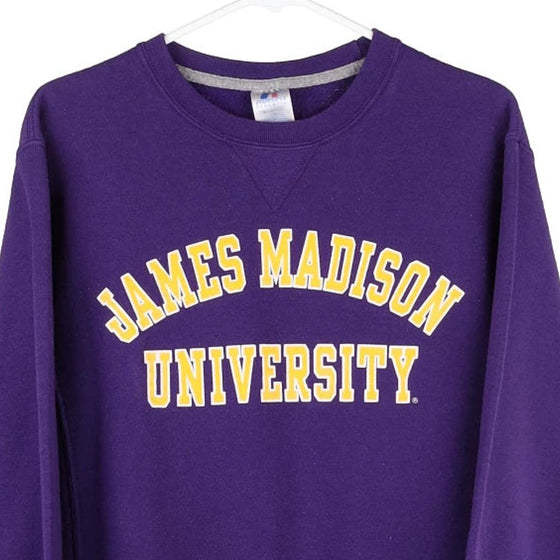 Vintage purple James Madison University Russell Athletic Sweatshirt - mens small