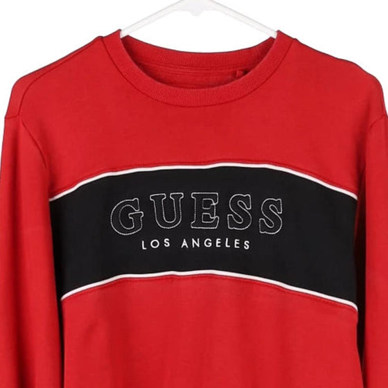 Vintage red Guess Sweatshirt - mens small