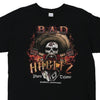 Vintage black Bad Habitz Gildan T-Shirt - mens large