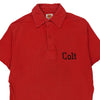 Vintage red Colt Polo Shirt - mens medium