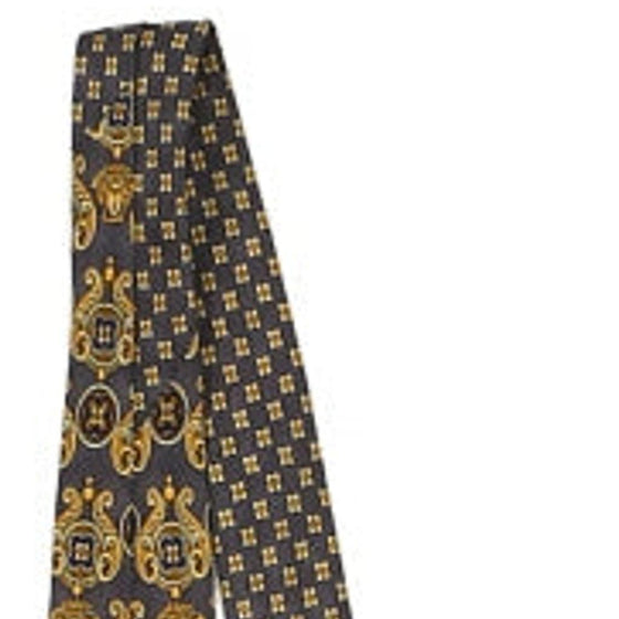 Vintage navy Versace Tie - mens no size