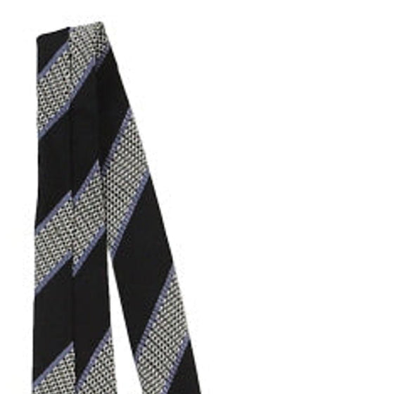 Vintage black Armani Tie - mens no size