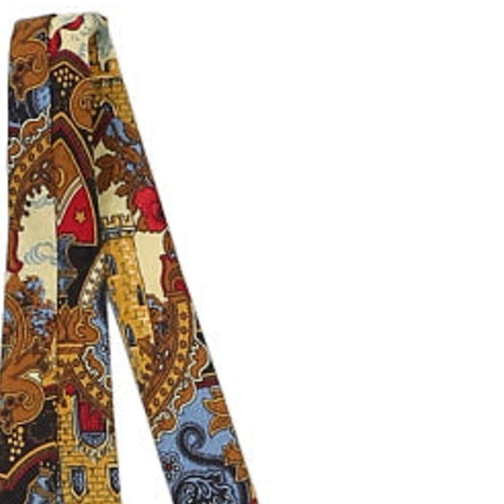 Vintage multicoloured Byblos Tie - mens no size