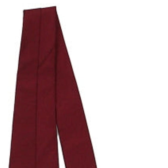 Vintage burgundy Roccobarocco Tie - mens no size