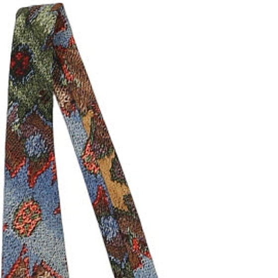 Vintage multicoloured De Monaco Tie - mens no size