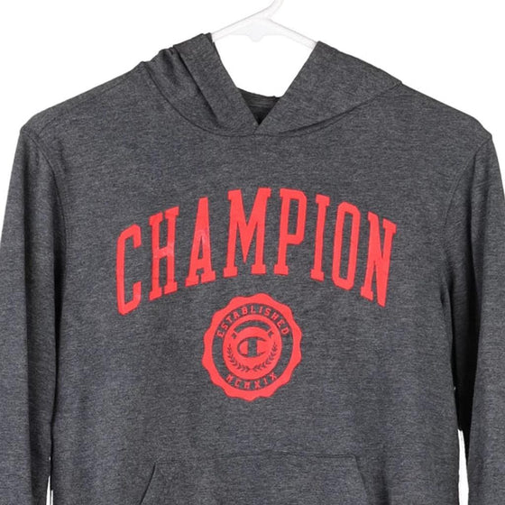 Vintage grey Age 14-16 Champion Hoodie - boys large