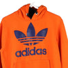 Vintage orange Bootleg, Age 12-14 Adidas Hoodie - boys medium