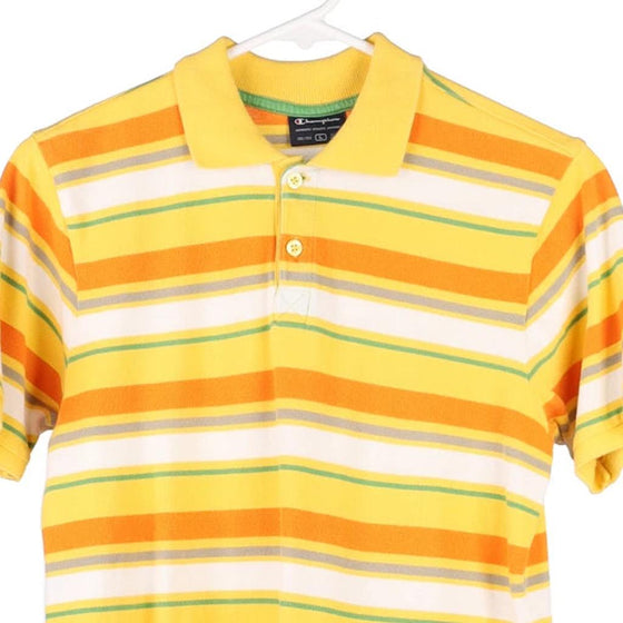 Vintage yellow Age 11-12 Champion Polo Shirt - boys large