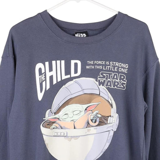 Vintage blue Age 10-12 Star Wars Sweatshirt - boys medium