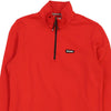 Colmar 1/4 Zip - Medium Red Polyester Blend