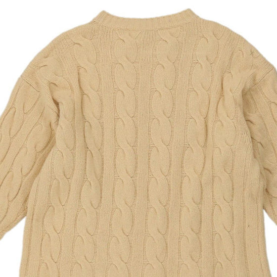 Les Copains Jumper - XL Yellow Wool Blend