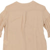 Love Moschino Blouse - Small Beige Silk