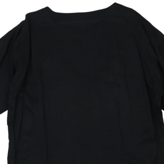 Benetton Top - 2XL Black Viscose