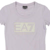 Ea7 T-Shirt - Small Purple Cotton Blend