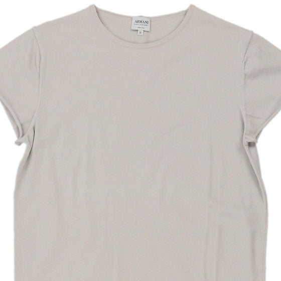 Collezioni Armani T-Shirt - Large Beige Viscose Blend