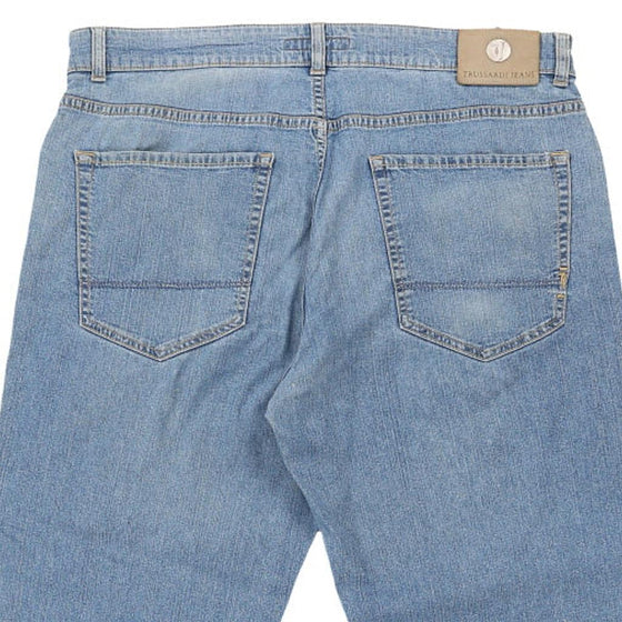 Vintage blue Trussardi Jeans - mens 37" waist