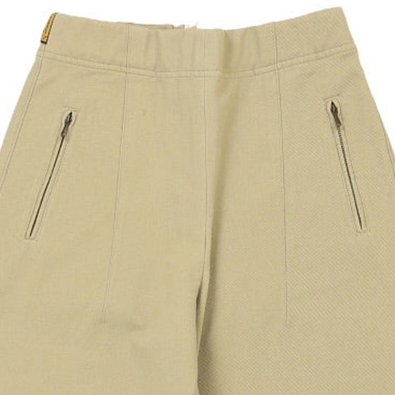 Armani Jeans Trousers - 27W UK 10 Beige Cotton