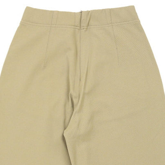 Armani Jeans Trousers - 27W UK 10 Beige Cotton