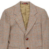 Age 10-11 Yves Saint Laurent Checked Blazer - Medium Beige Wool