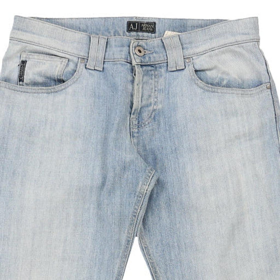 Armani Jeans Jeans - 32W UK 10 Blue Cotton Blend