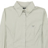 Armani Jeans Shirt - Large Green Cotton Blend