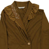 Marina Rinaldi Jacket - Large Khaki Wool Blend