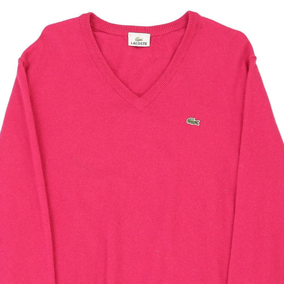 Vintage pink Lacoste Jumper - womens large