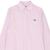 Vintage pink Fred Perry Shirt - mens small