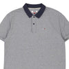 Vintage grey Tommy Jeans Polo Shirt - mens large