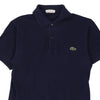 Vintage navy Made in France Lacoste Polo Shirt - mens x-small