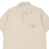 Vintage beige Lacoste Polo Shirt - mens large