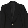 Vintage black Italian Issimo Full Suit - mens small