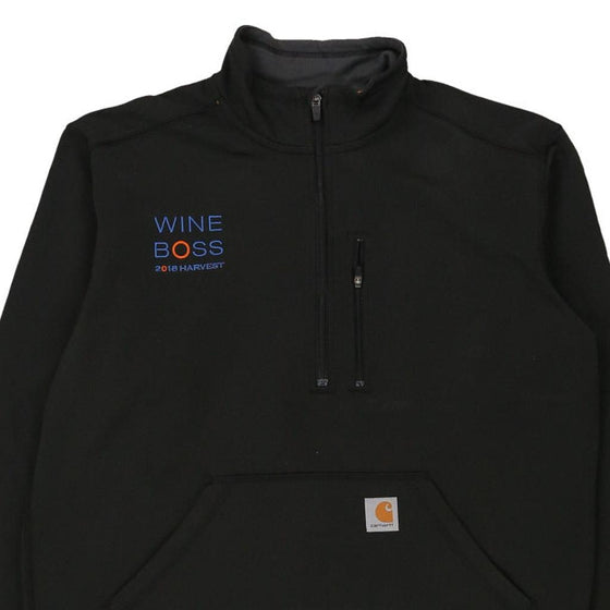 Vintage black Wine Boss Carhartt 1/4 Zip - mens large