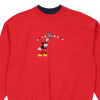 Vintage red Mickey Mouse Disney Sweatshirt - mens large