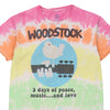 Vintage multicoloured Woodstock Liquid Blue T-Shirt - mens medium