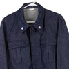 Vintage navy C.L Denim Jacket - mens small