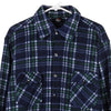 Vintage navy Unbranded Flannel Shirt - mens xx-large