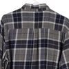 Vintage grey Piazza Italia Flannel Shirt - mens x-large