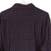 Vintage burgundy Sea Barrier Flannel Shirt - mens xx-large