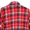 Vintage red Benetton Flannel Shirt - mens x-large