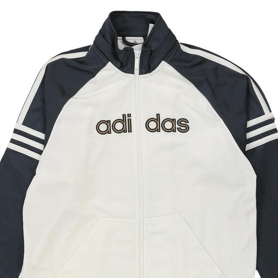 Vintage white Age 14 Adidas Track Jacket - boys large